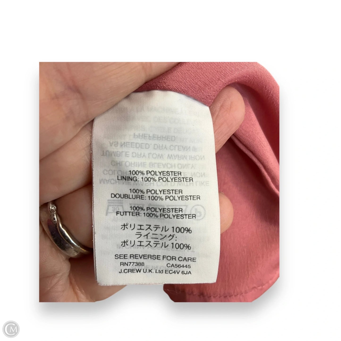 Top Sleeveless By J. Crew In Pink, Size: M