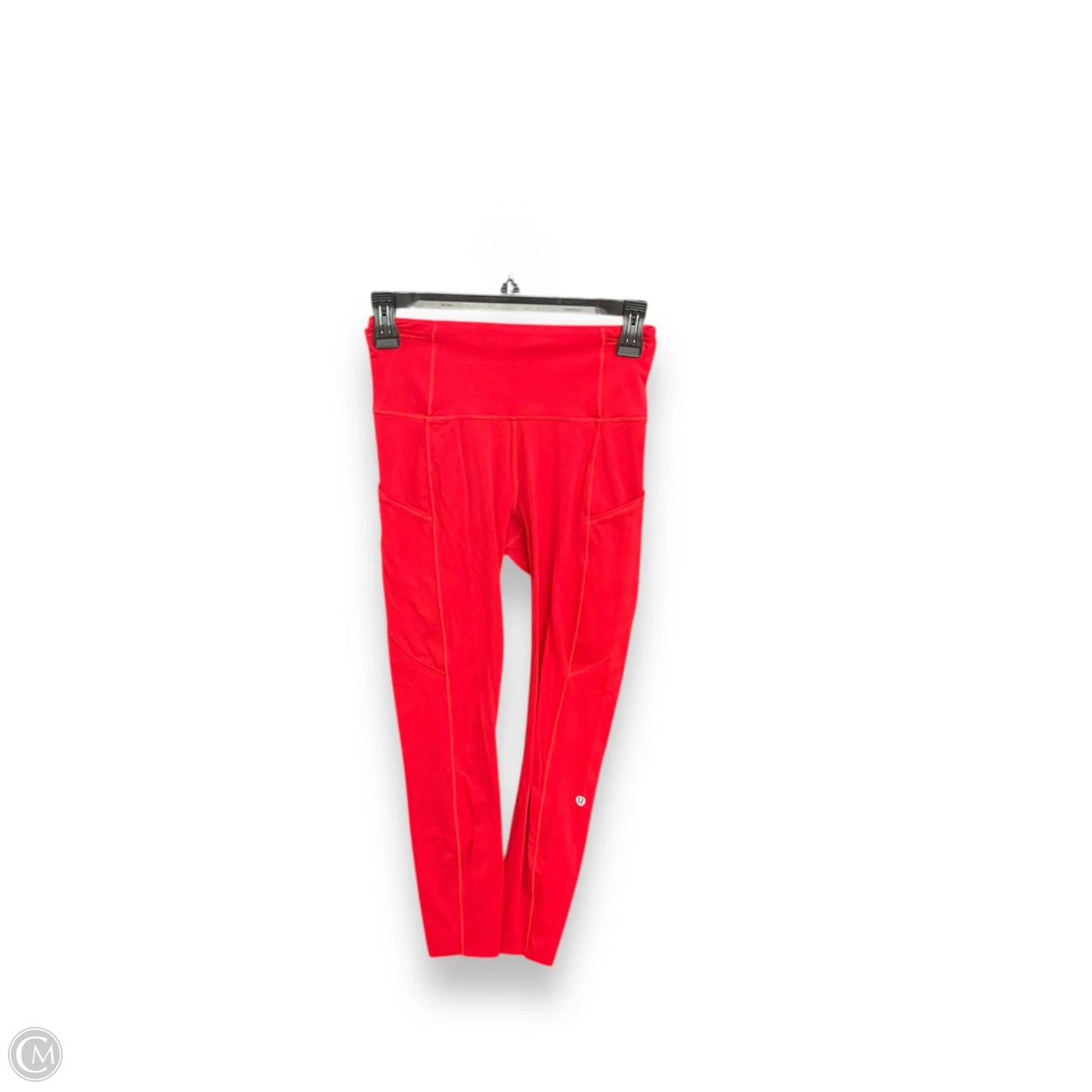 Athletic Leggings By Lululemon In Red, Size: 4