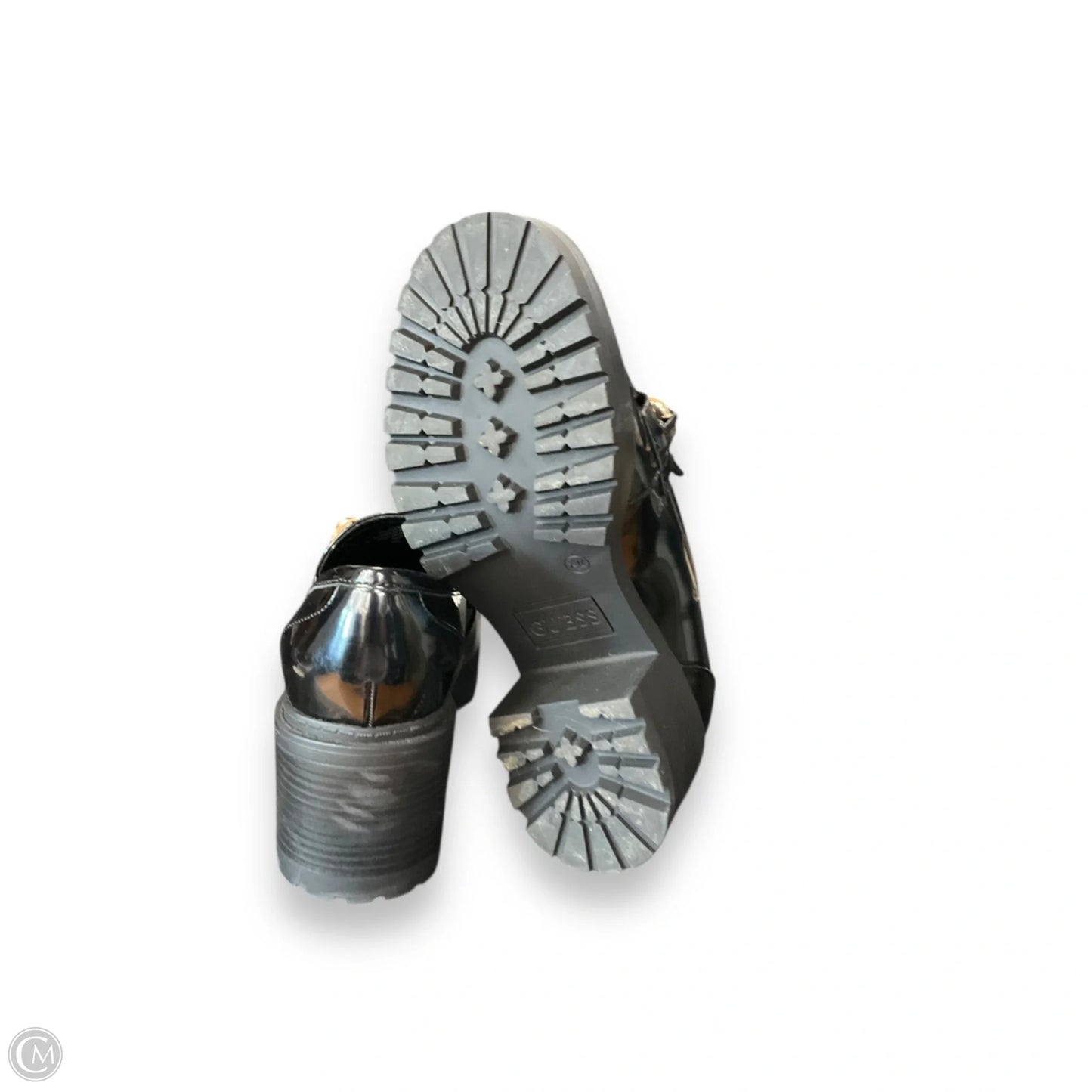 Shoes Heels Platform By Guess In Black, Size: 7.5