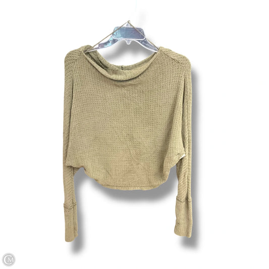 Top Long Sleeve By Free People In Green, Size: Xs