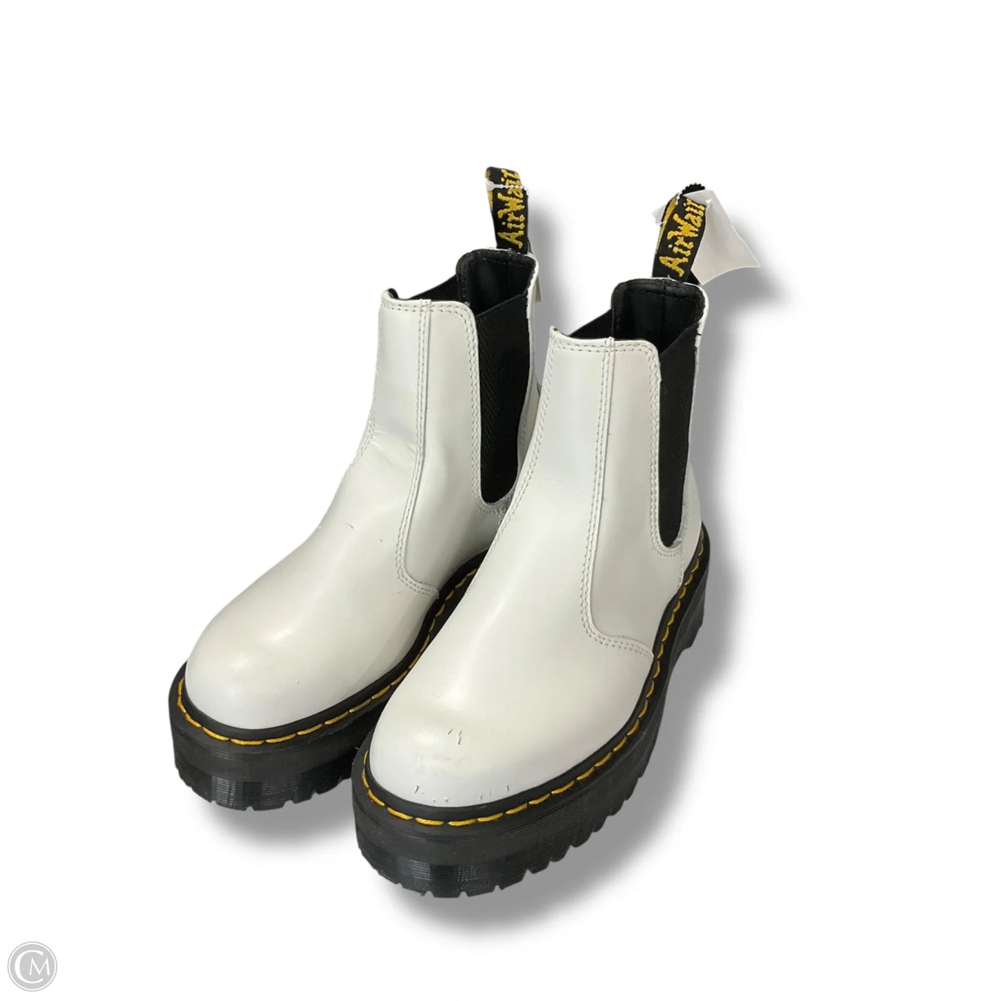 Boots Ankle Flats By Dr Martens In White, Size: 6