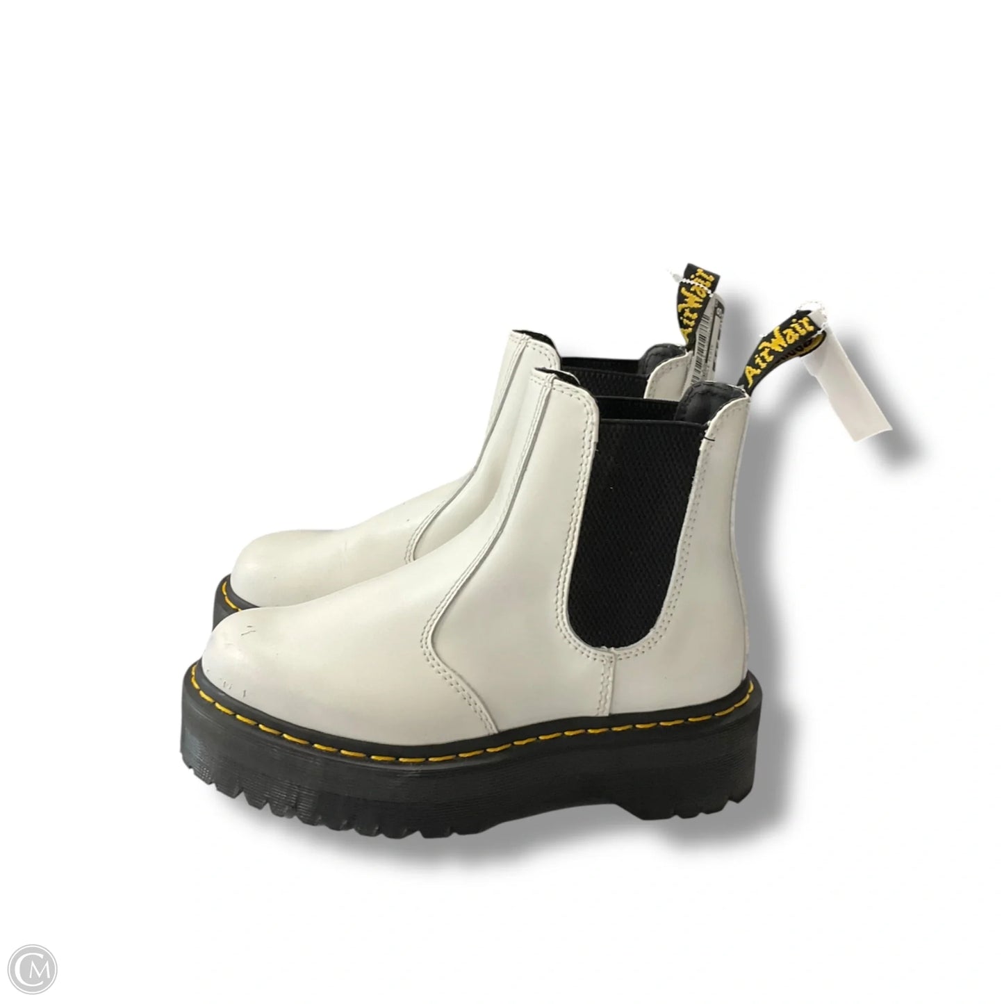Boots Ankle Flats By Dr Martens In White, Size: 6