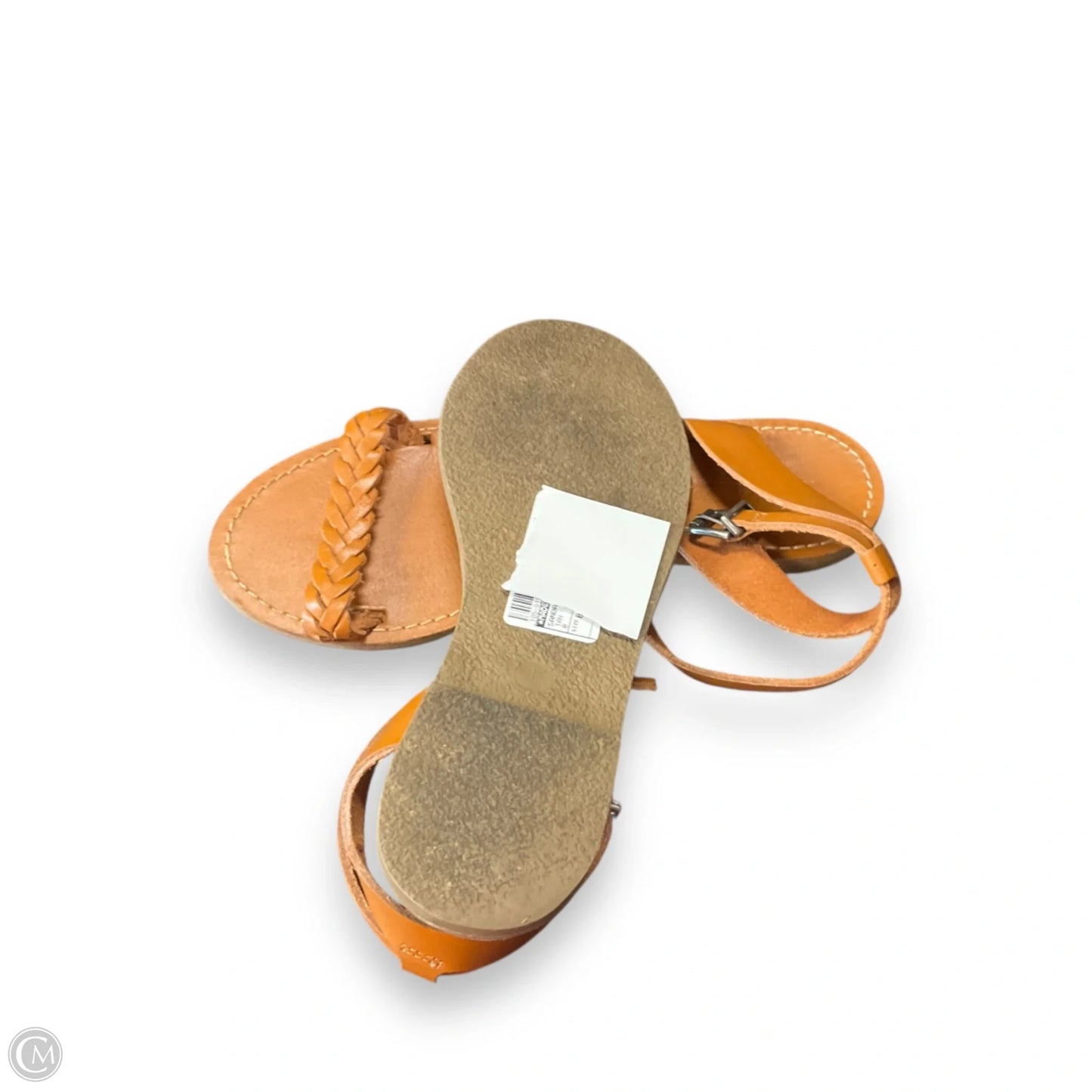 Sandals Flats By Madewell In Tan, Size: 8