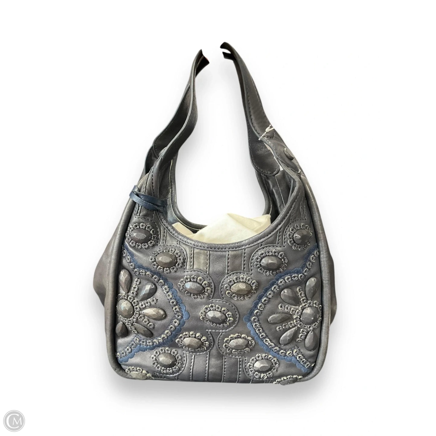 Handbag Leather By Brighton, Size: Large