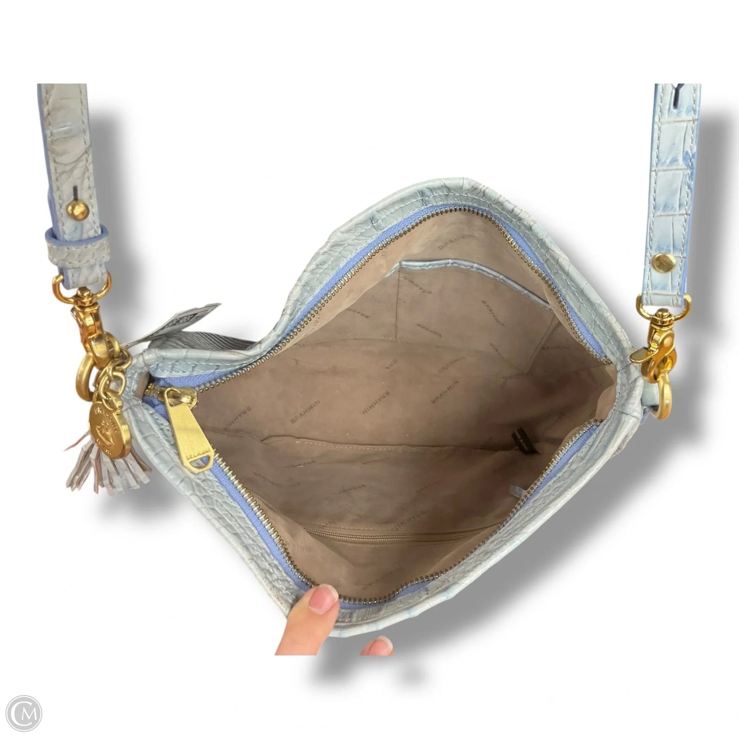 Crossbody Designer By Brahmin, Size: Large