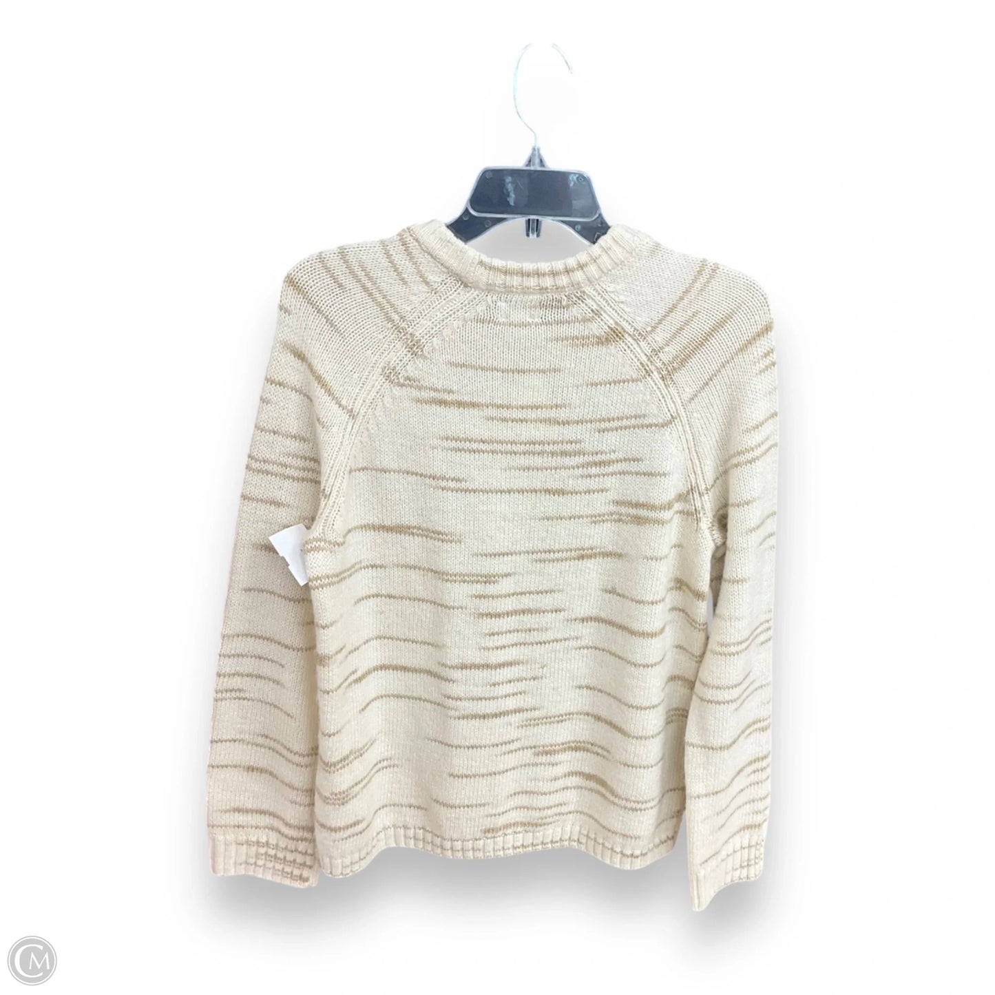 Sweater By J. Crew In Cream & Tan, Size: S