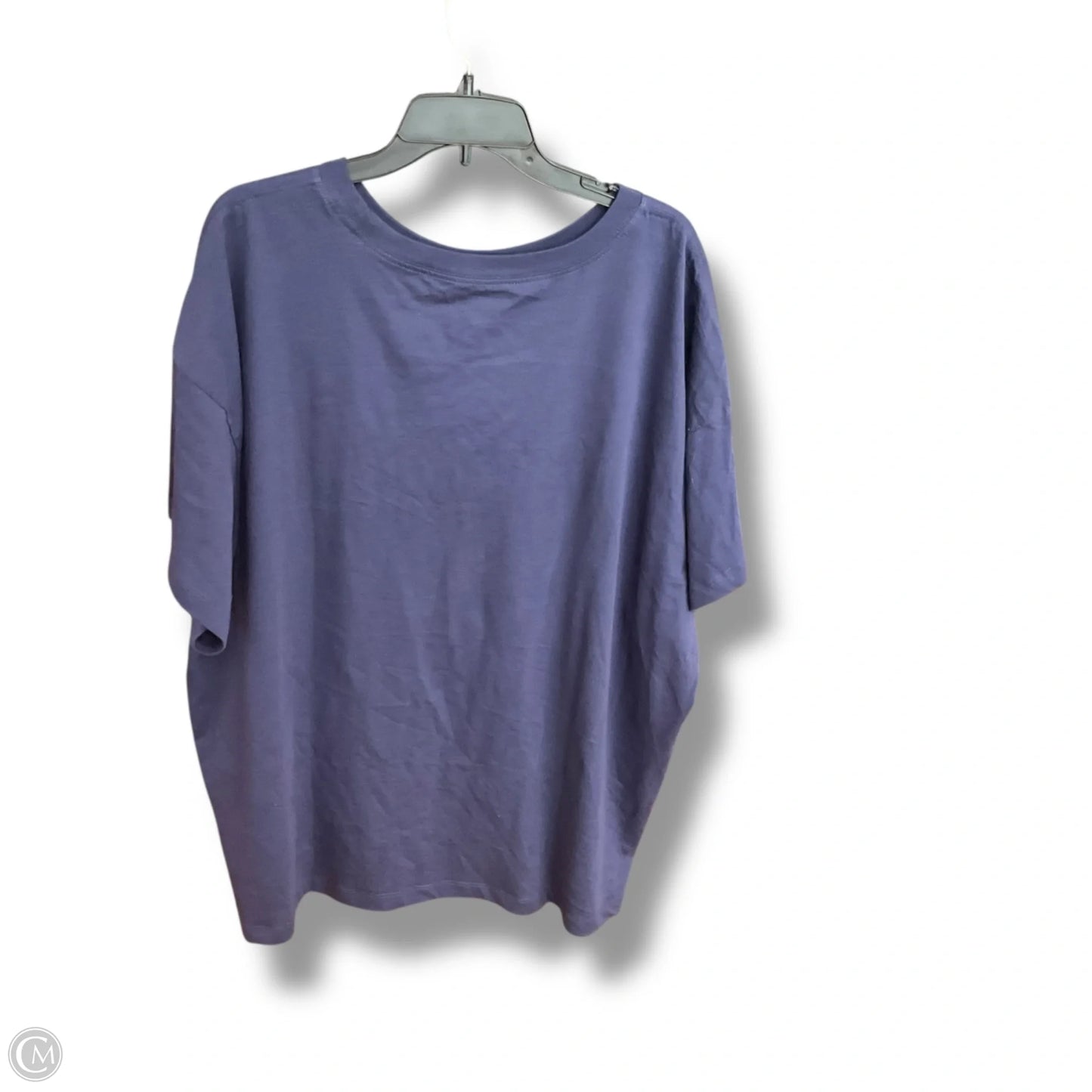 Athletic Top Short Sleeve By Nike Apparel In Navy, Size: 3x