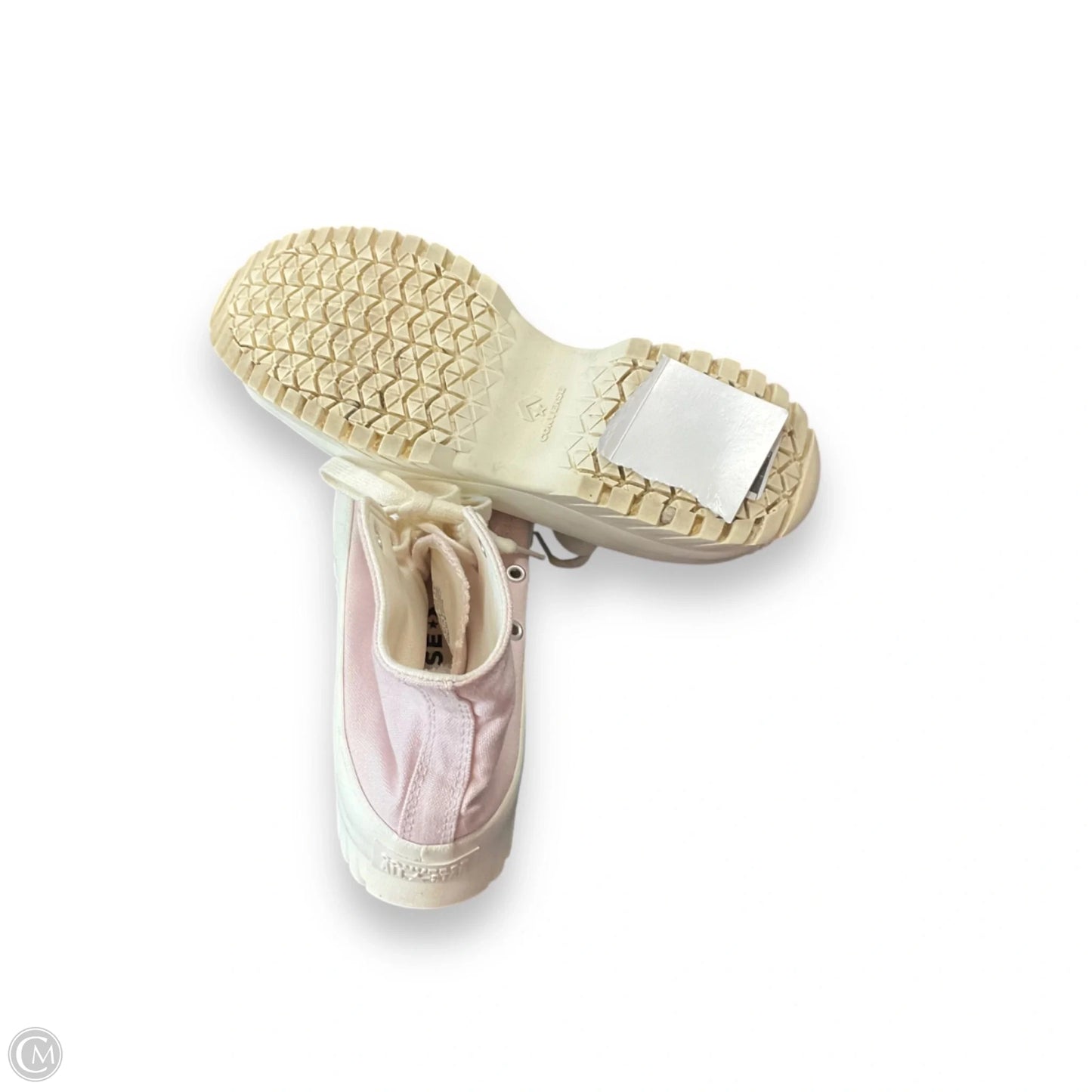 Shoes Flats By Converse In Purple & White, Size: 7.5