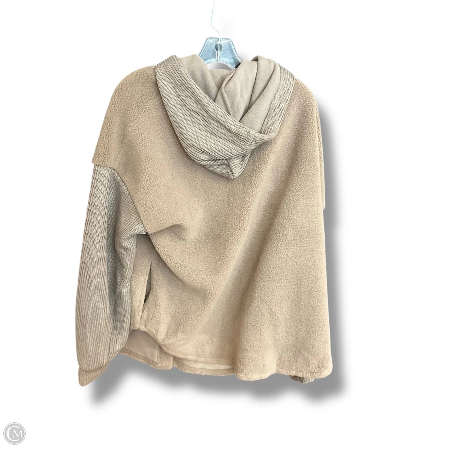 Jacket Faux Fur & Sherpa By Veveret In Brown, Size: L