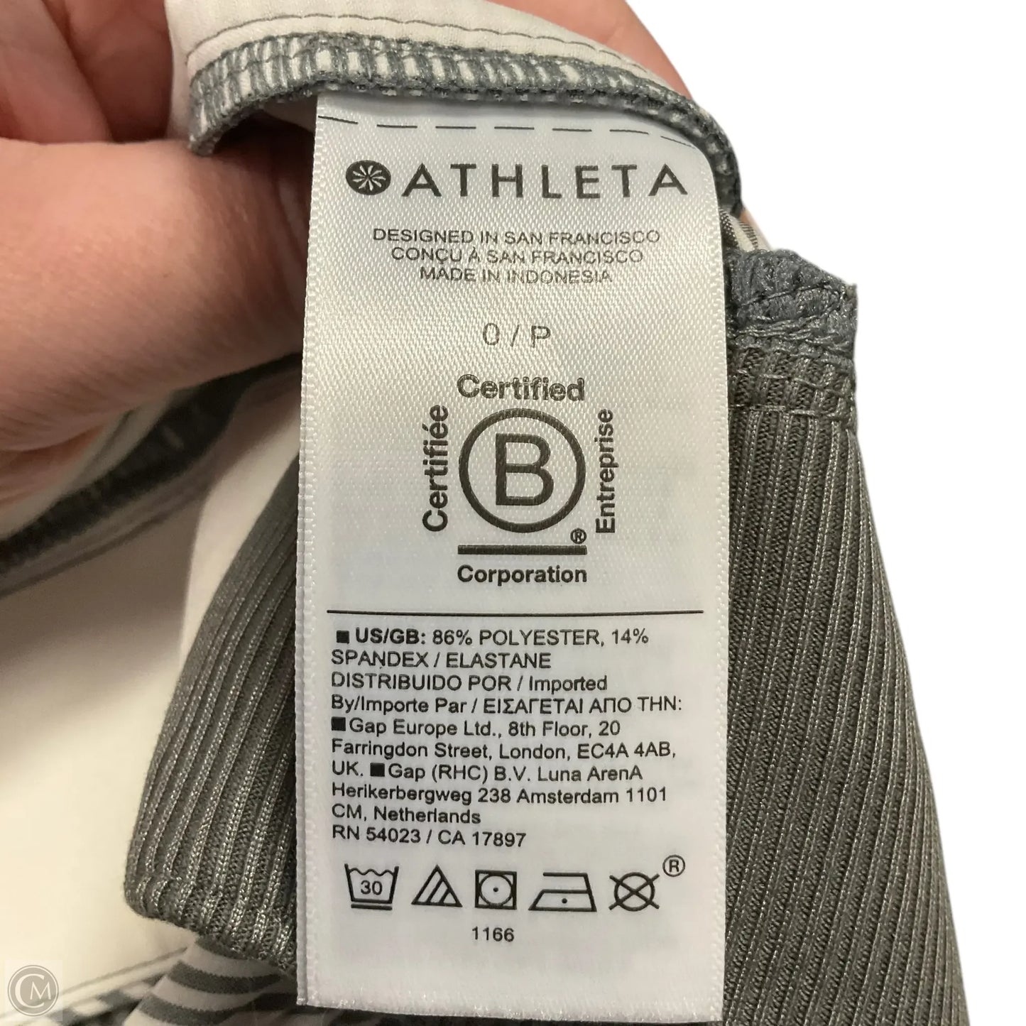 Athletic Pants By Athleta In Striped Pattern, Size: Xs