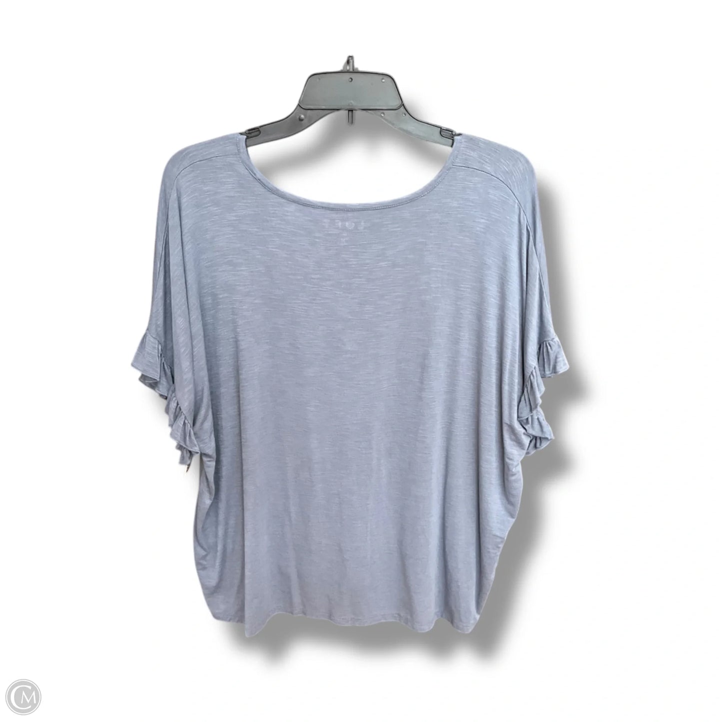 Top Short Sleeve Basic By Loft In Blue, Size: M