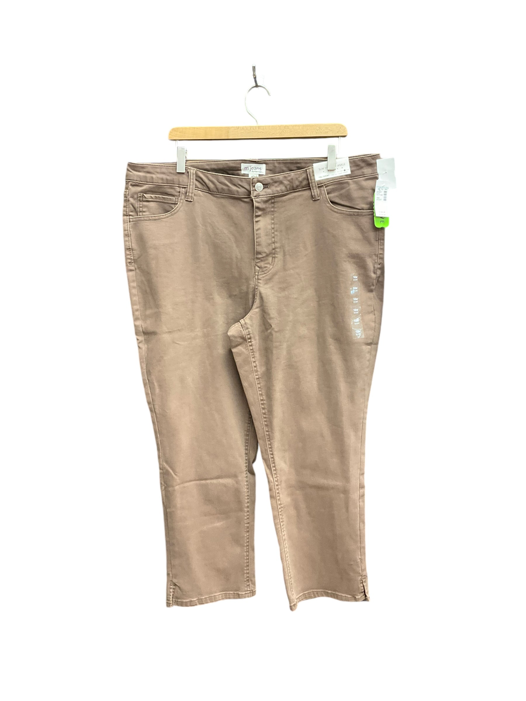 Size 18 khaki pants deals