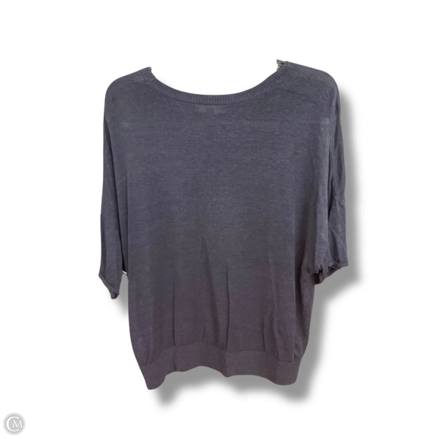 Top Short Sleeve By Banana Republic In Navy, Size: Xl