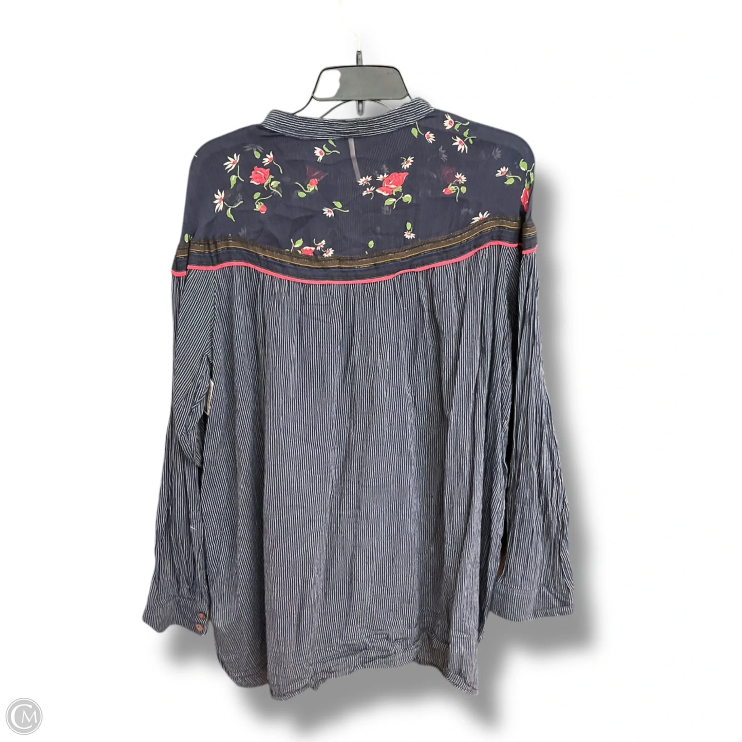 Tunic Long Sleeve By Free People In Striped Pattern, Size: L