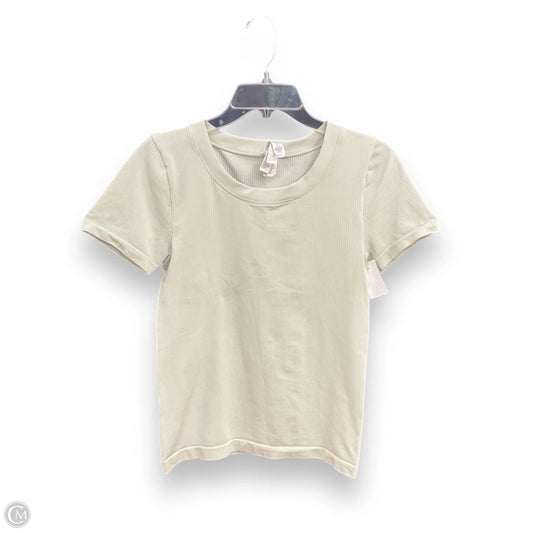 Athletic Top Short Sleeve By Athleta In Green, Size: M