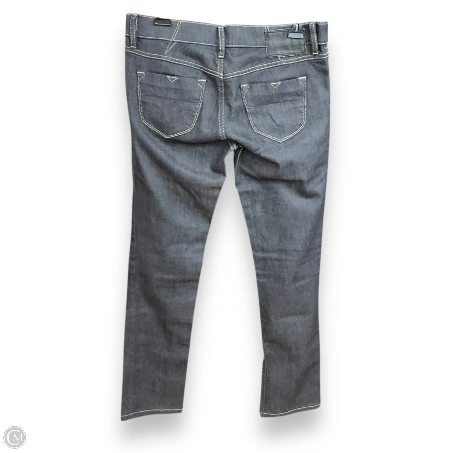 Jeans Straight By Diesel In Black Denim, Size: 6