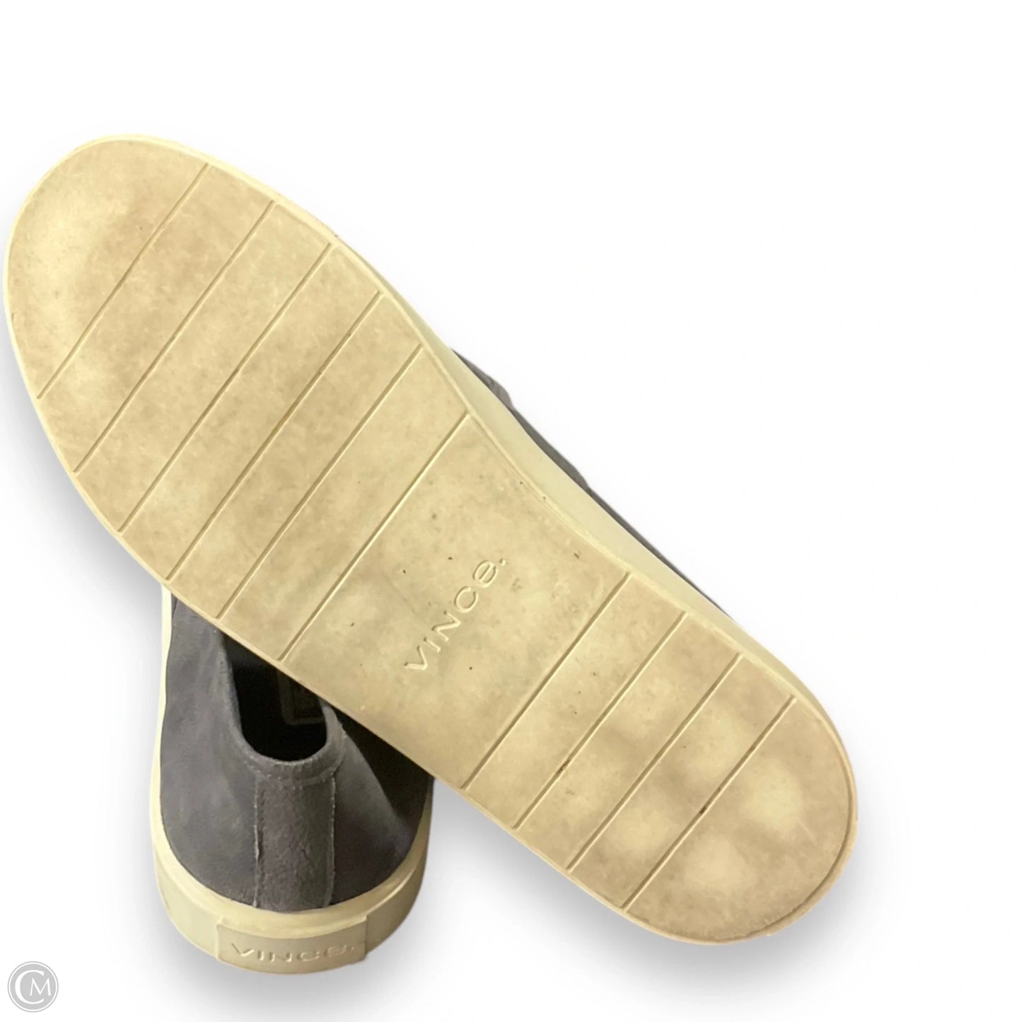 Shoes Flats By Vince In Grey, Size: 7
