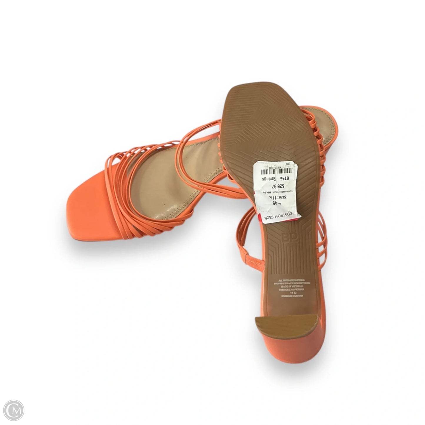 Shoes Heels Block By Bp In Coral, Size: 11