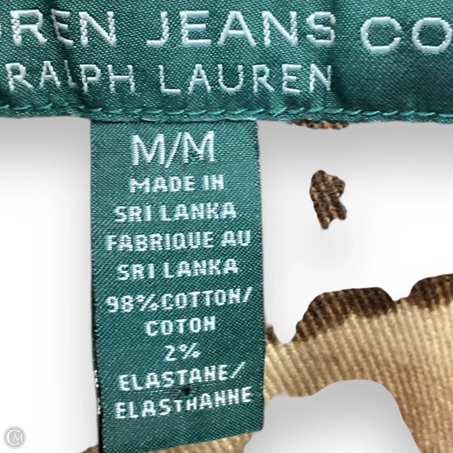 Jacket Denim By Lauren By Ralph Lauren In Animal Print, Size: M
