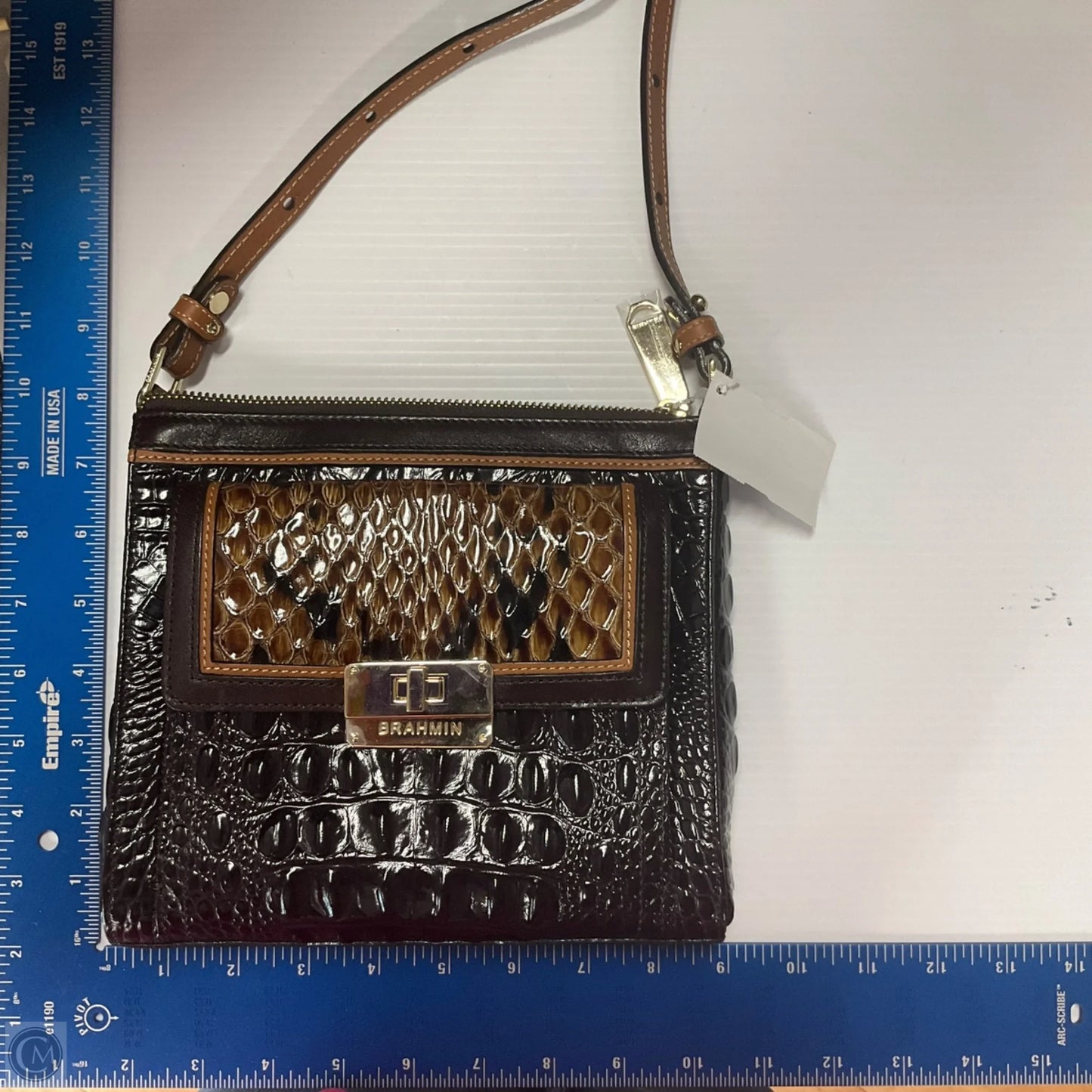 Crossbody Designer By Brahmin, Size: Medium