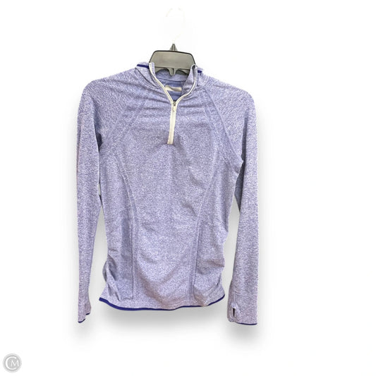 Athletic Top Long Sleeve Collar By Athleta In Blue, Size: S