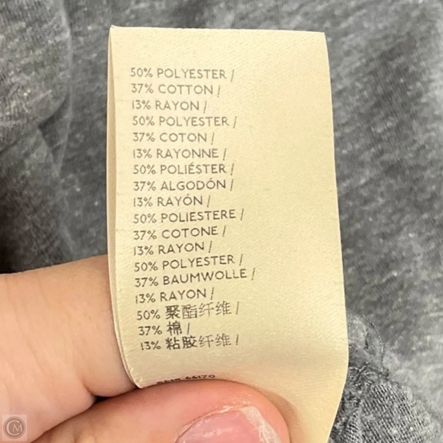 Top Short Sleeve Basic By Anthropologie In Grey, Size: Xs