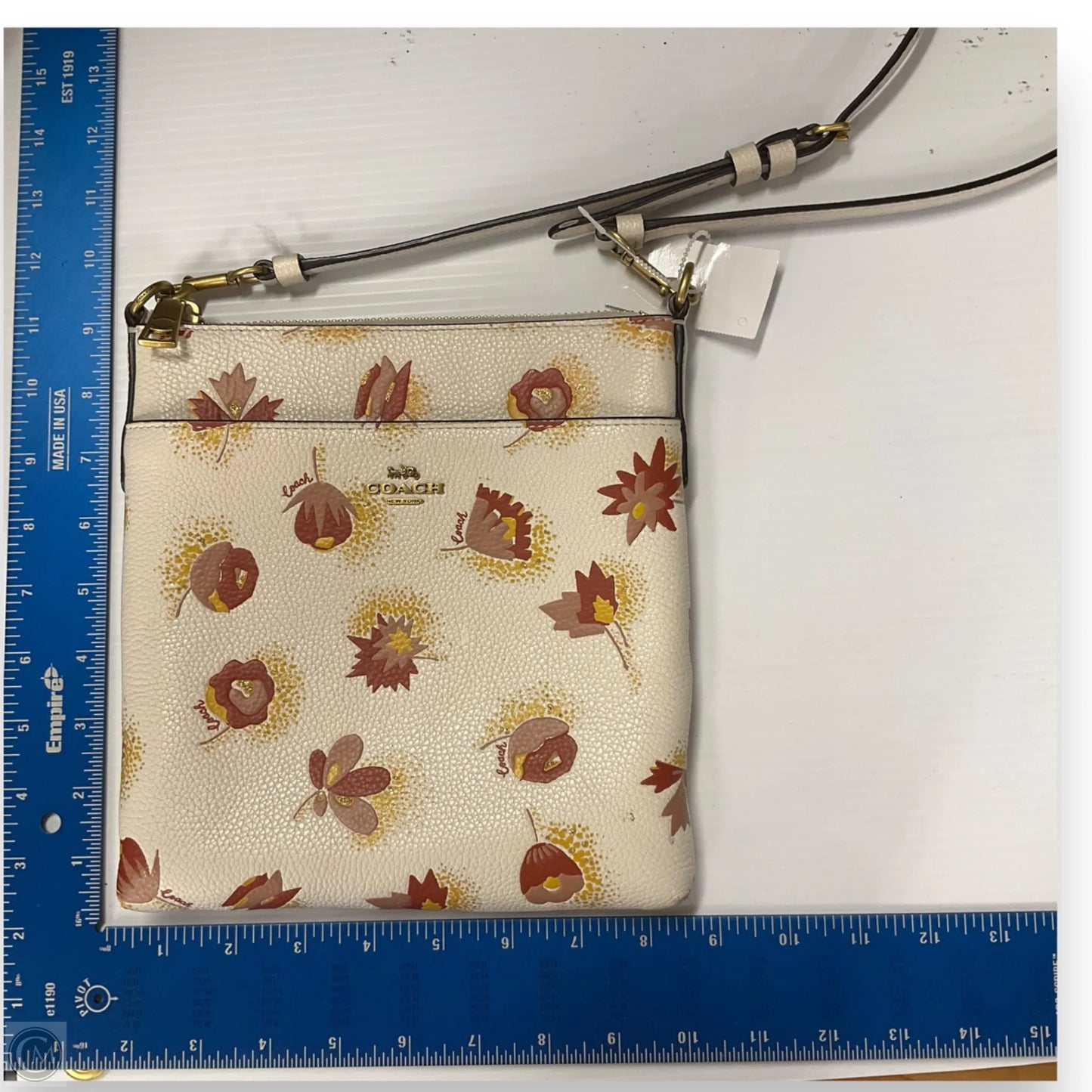 Crossbody Designer By Coach, Size: Medium