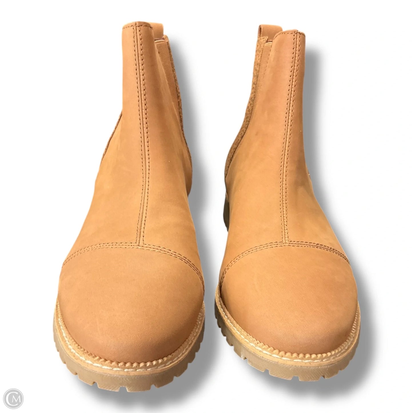 Boots Ankle Flats By Toms In Brown, Size: 10