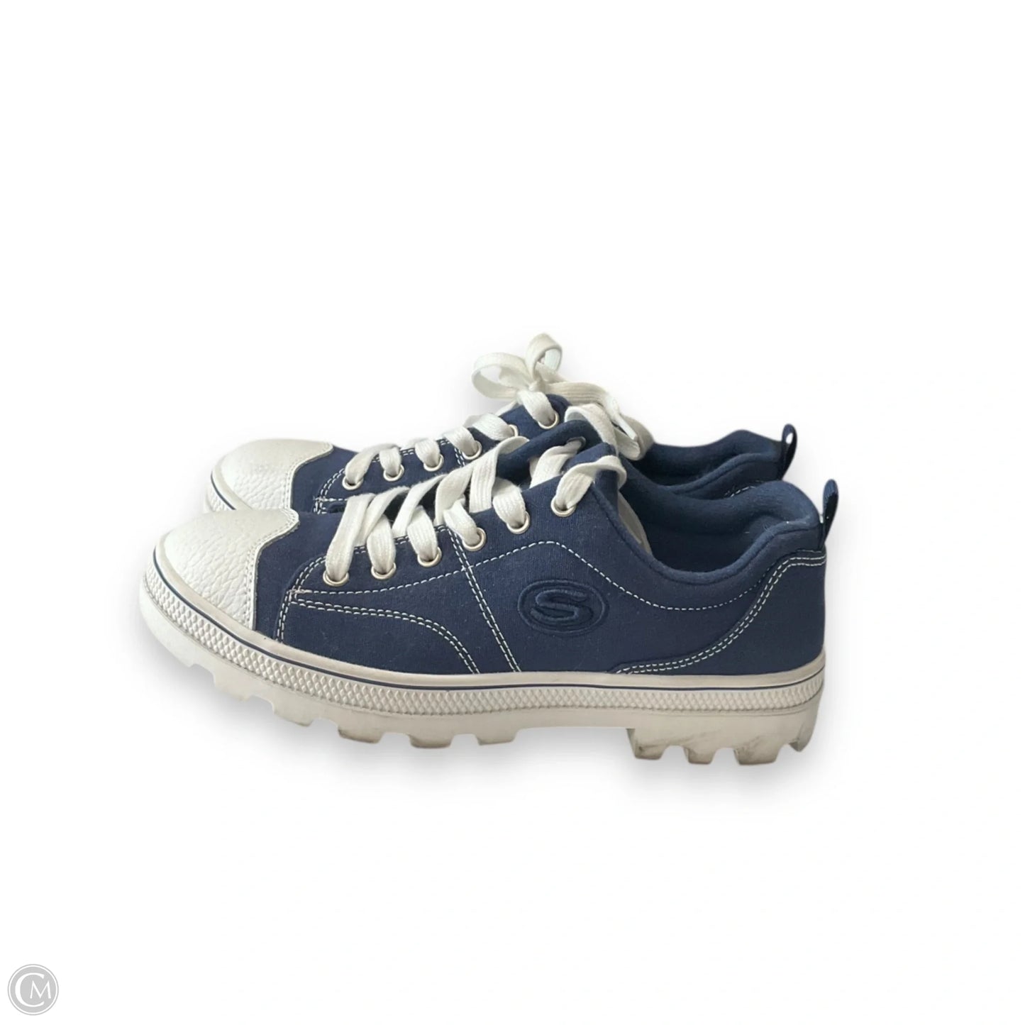 Shoes Sneakers By Skechers In Navy, Size: 7