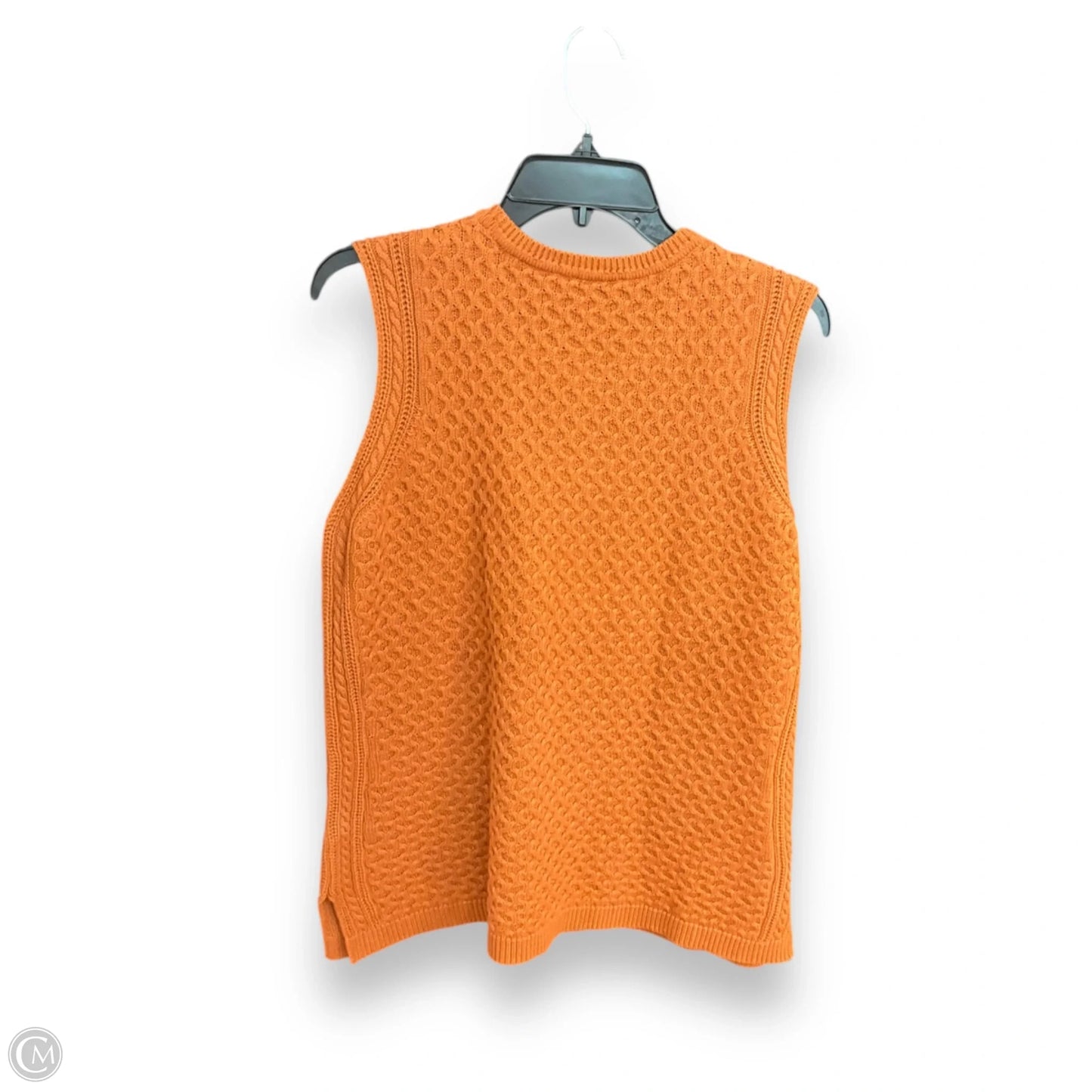 Vest Sweater By Coldwater Creek In Orange, Size: L