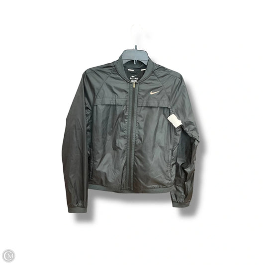 Athletic Jacket By Nike Apparel In Black, Size: M