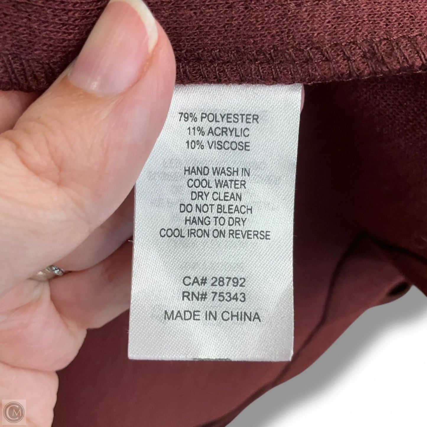 Cardigan By Joie In Maroon, Size: Sp