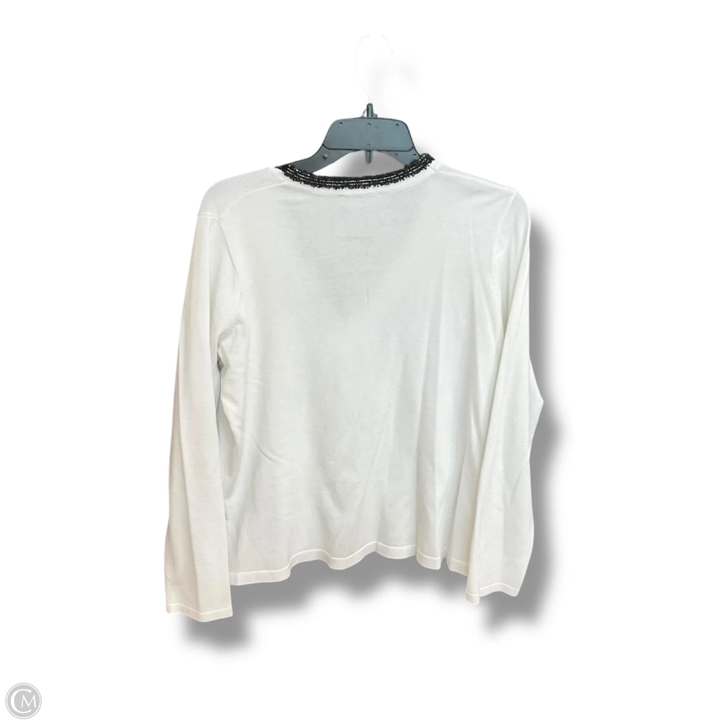 Cardigan By Adrianna Papell In White, Size: S