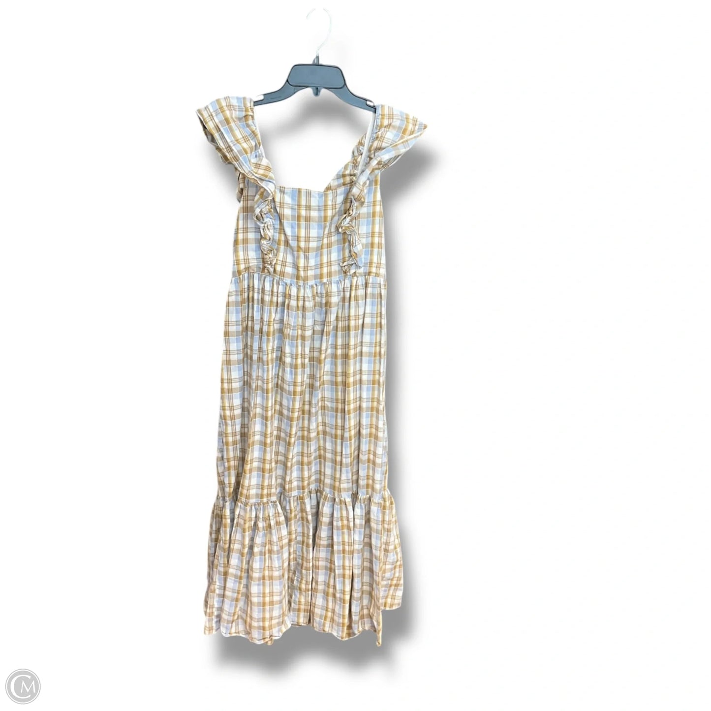 Dress Casual Maxi By Madewell In Plaid Pattern, Size: Xs
