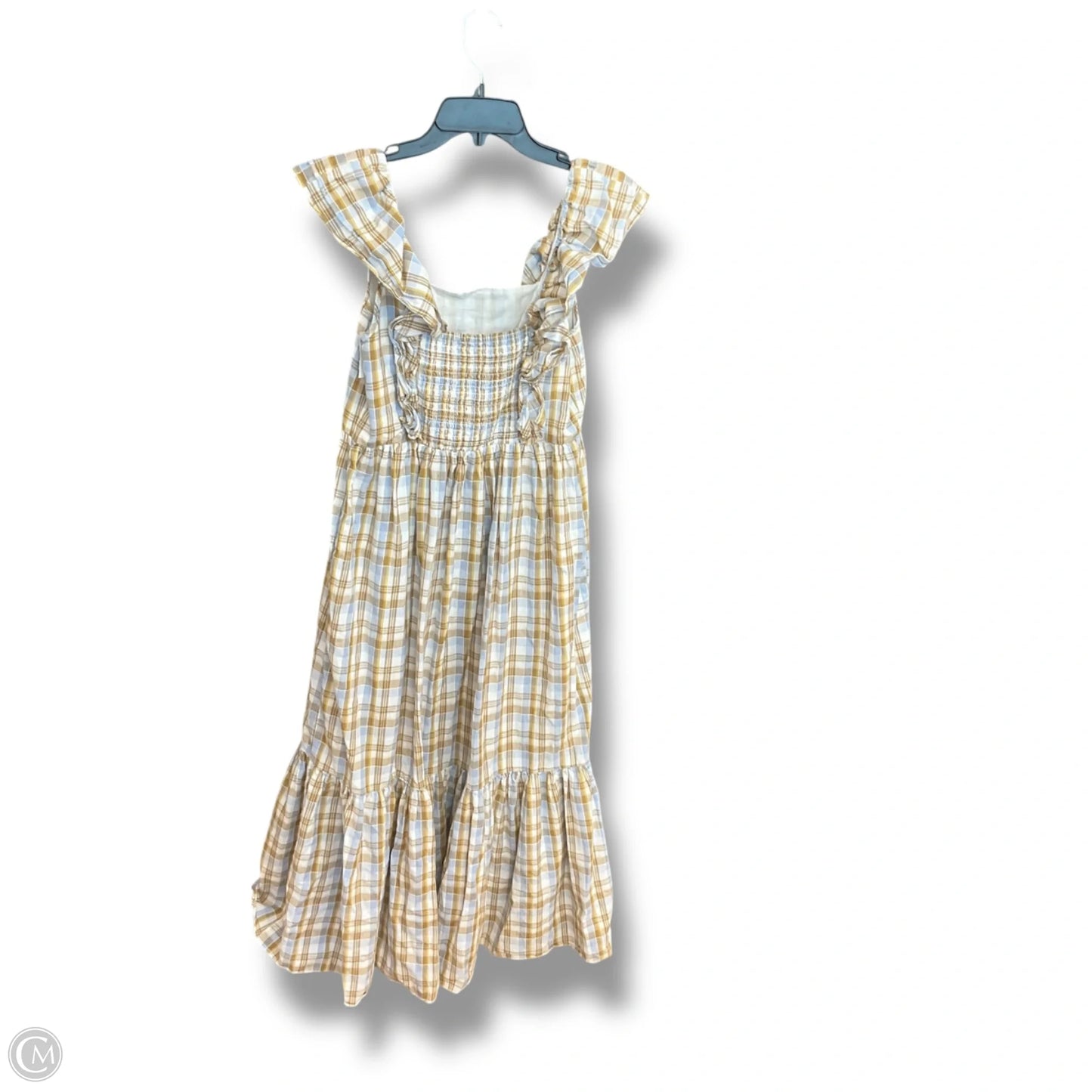 Dress Casual Maxi By Madewell In Plaid Pattern, Size: Xs