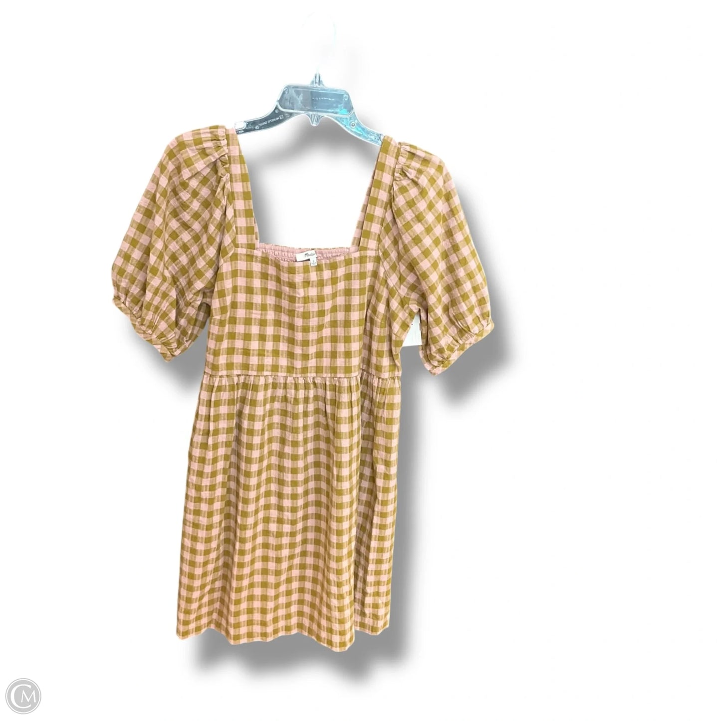 Dress Casual Short By Madewell In Plaid Pattern, Size: M