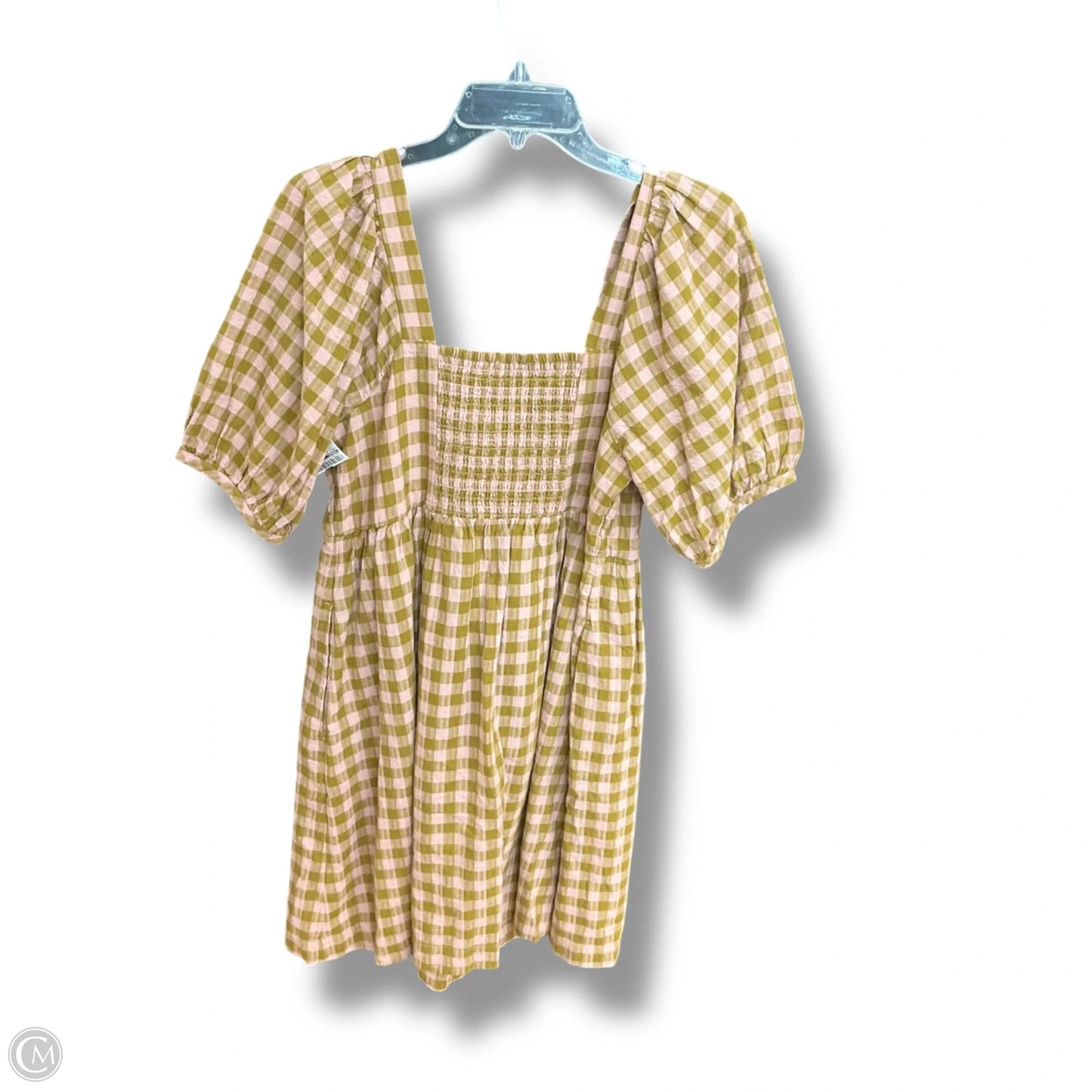 Dress Casual Short By Madewell In Plaid Pattern, Size: M
