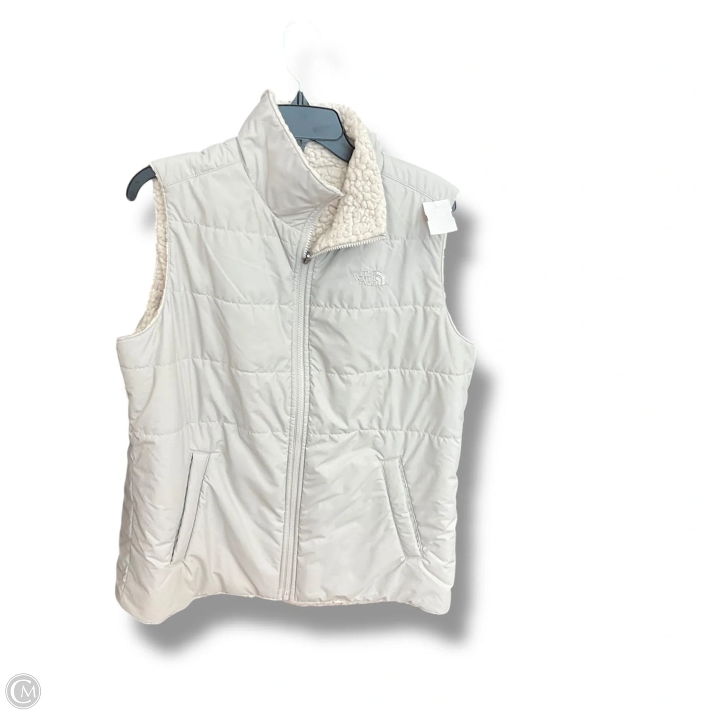 Vest Puffer & Quilted By The North Face In Grey, Size: L
