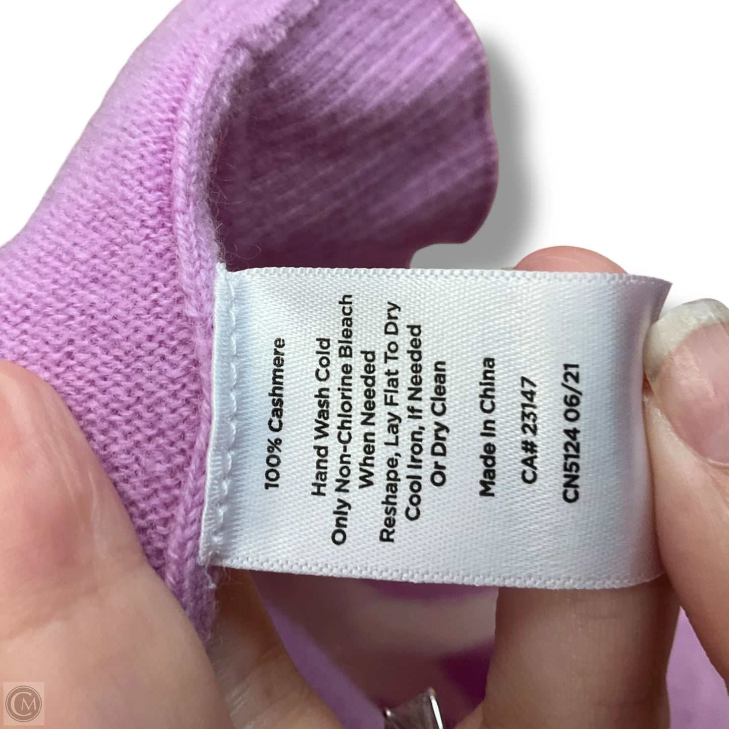 Sweater Cashmere By Talbots In Purple, Size: Xl