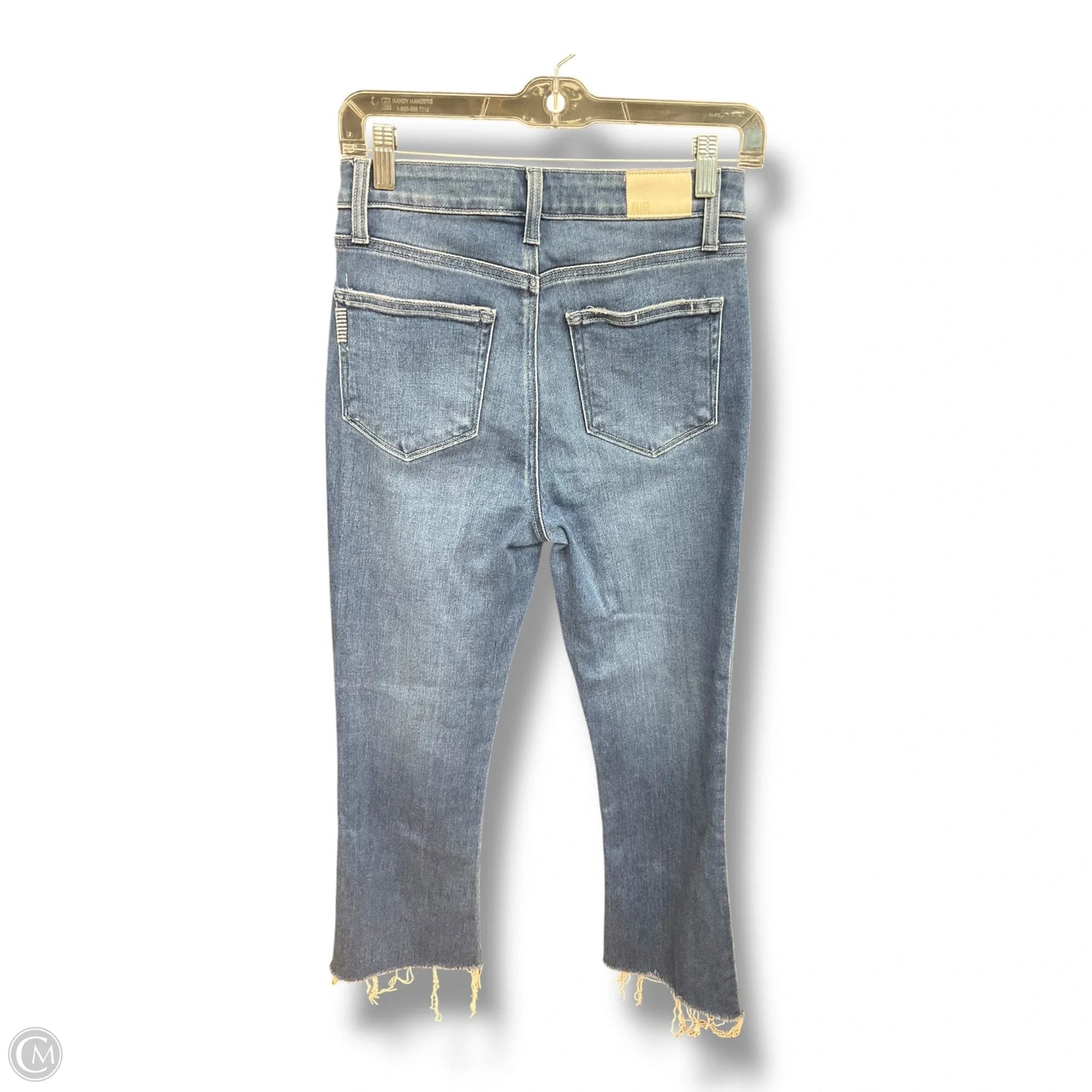 Jeans Straight By Paige In Blue Denim, Size: 2