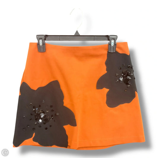 Skirt Mini & Short By Maeve In Orange, Size: M
