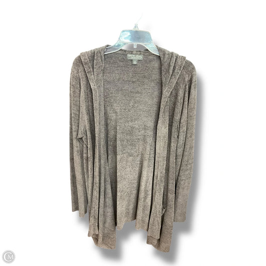Sweater Cardigan By Barefoot Dreams In Grey, Size: M