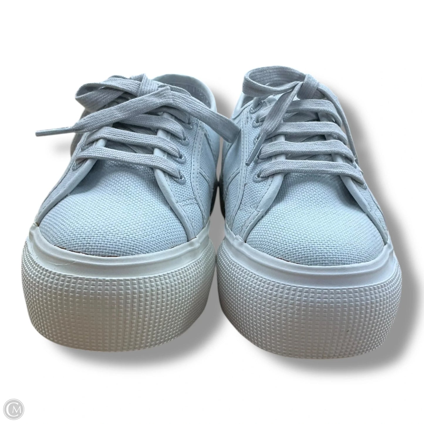 Shoes Sneakers By Superga In Grey, Size: 6