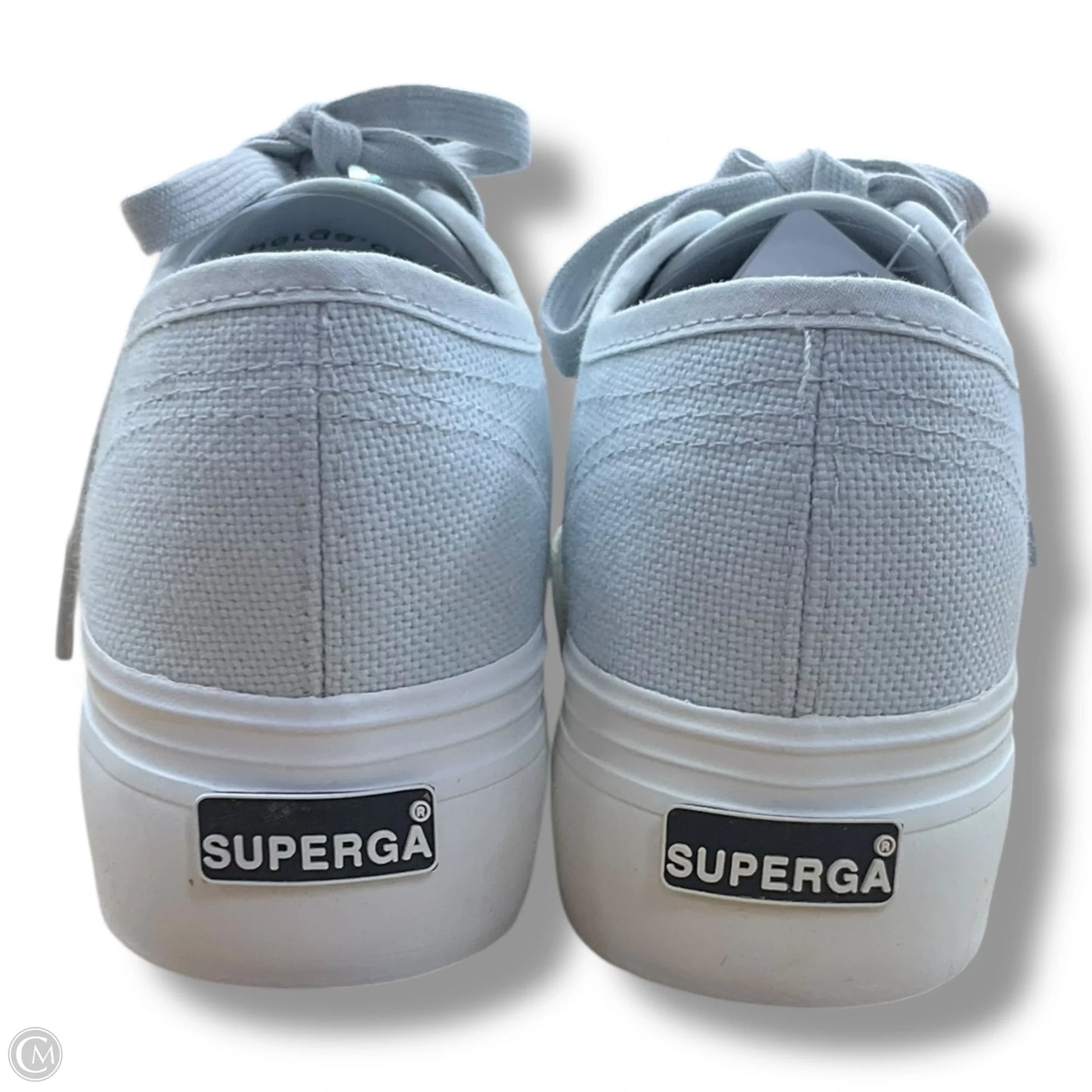 Shoes Sneakers By Superga In Grey, Size: 6