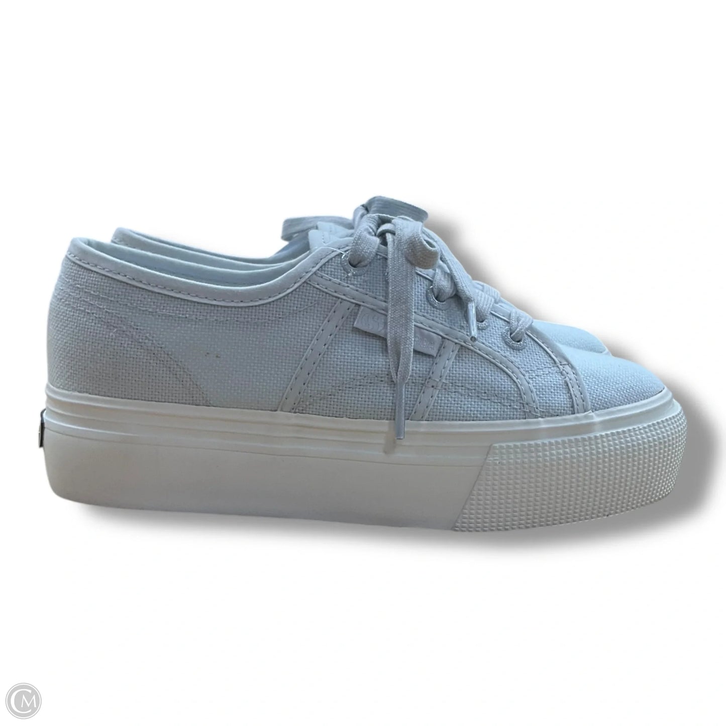 Shoes Sneakers By Superga In Grey, Size: 6