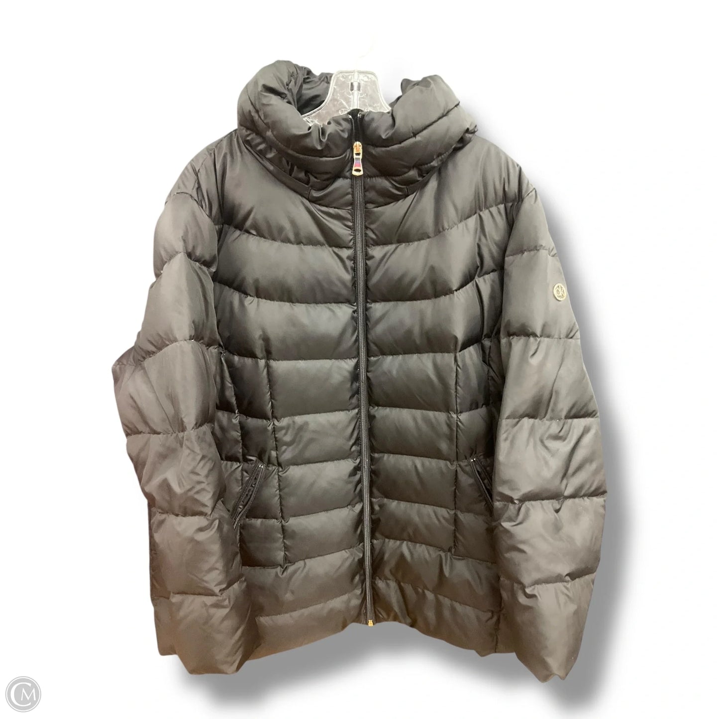 Coat Puffer & Quilted By Calvin Klein In Black, Size: 2x