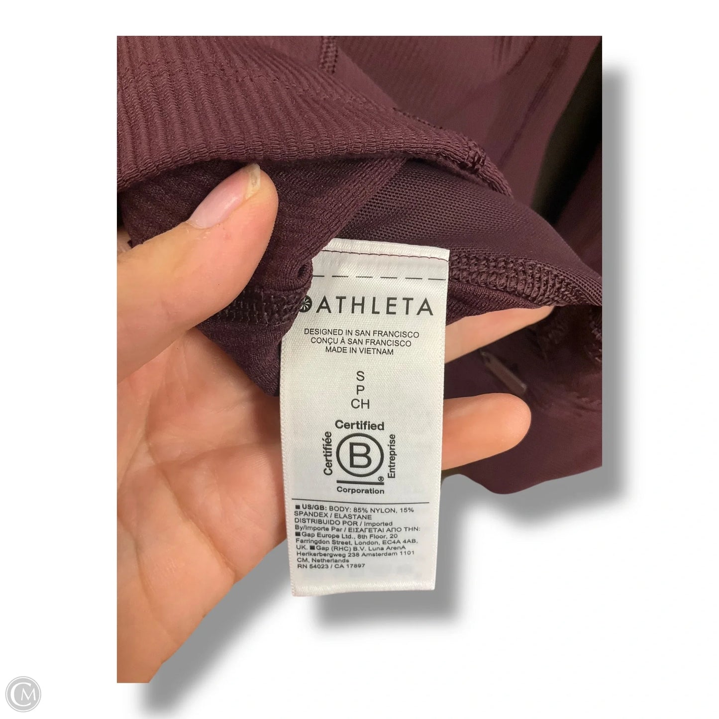 Athletic Jacket By Athleta In Maroon, Size: Sp