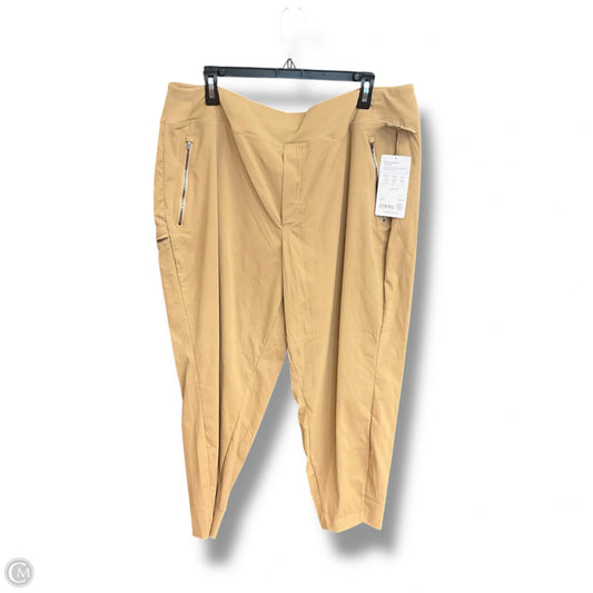 Athletic Pants By Athleta In Tan, Size: 18