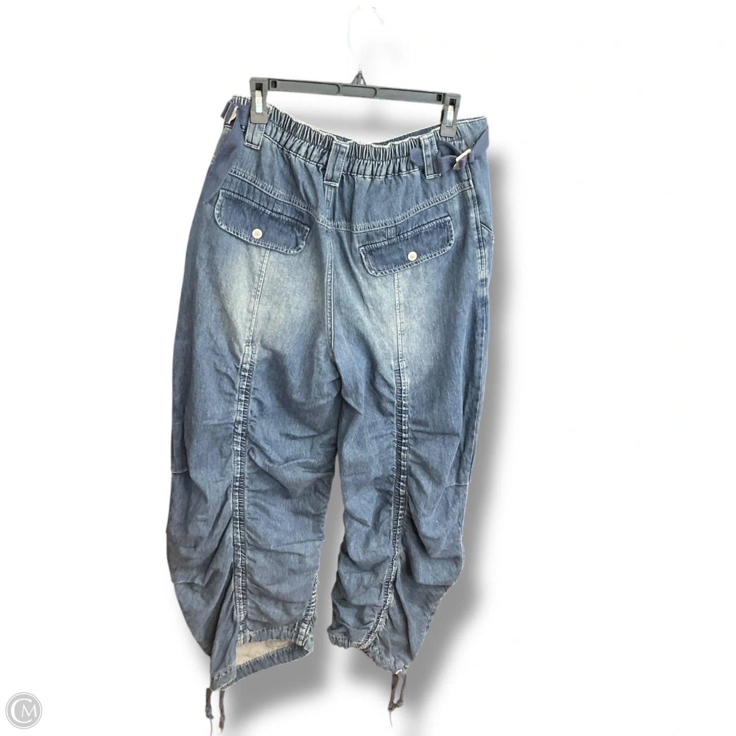 Jeans Wide Leg By We The Free In Blue Denim, Size: M