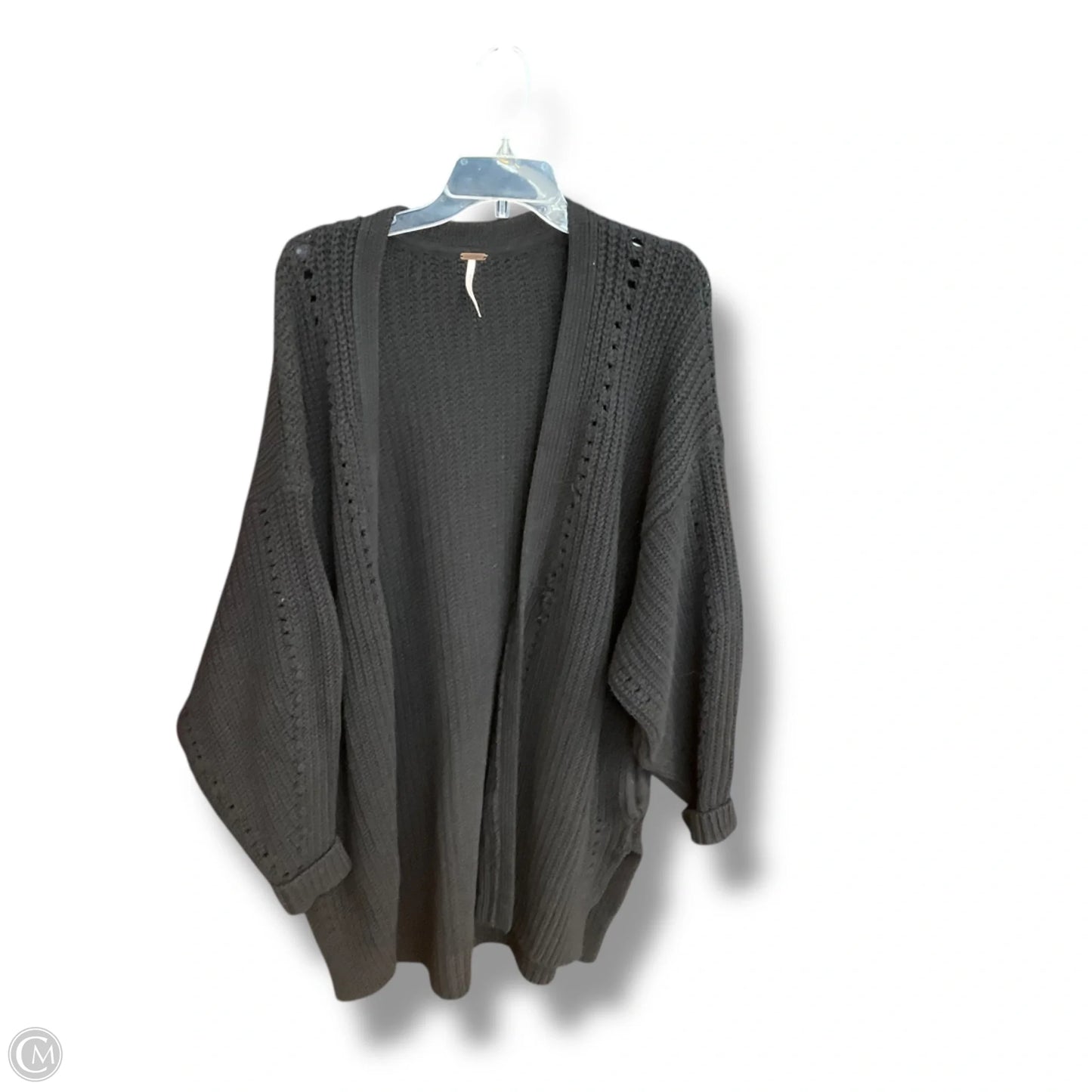 Sweater Cardigan By Free People In Black, Size: Sp